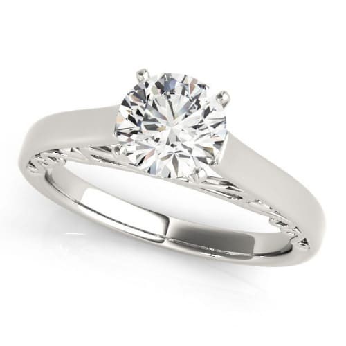 4 Prong Natural  Diamond Ring
