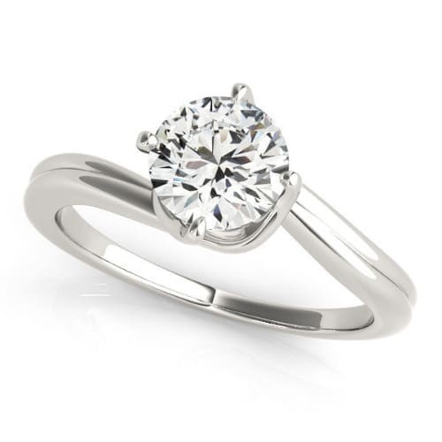 4 Prong Natural  Diamond Ring