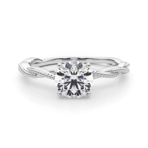 4 Prong Natural  Diamond Ring