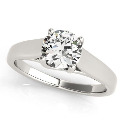 4 Prong Natural  Diamond Ring