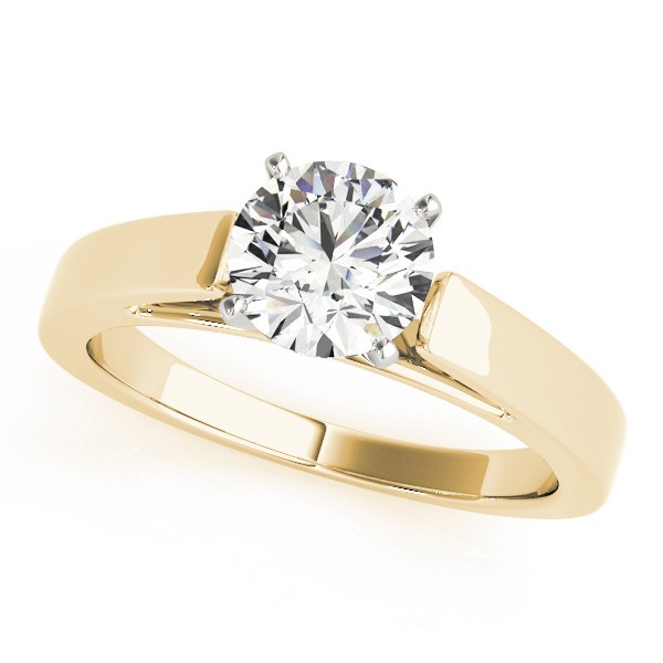 Dortha Natural Diamond Double Prong  Engagement Ring