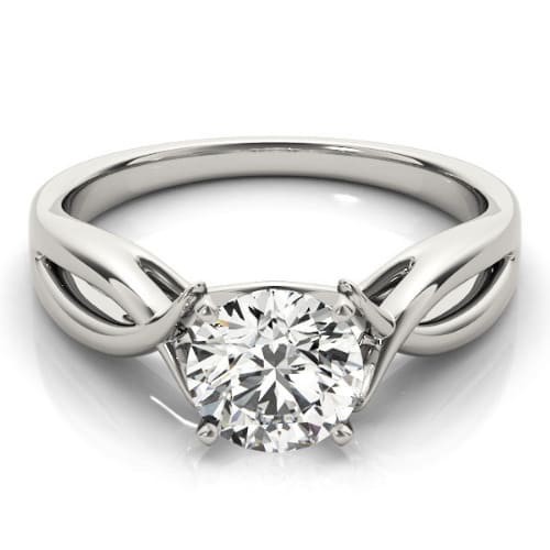 4 Prong Natural  Diamond Ring