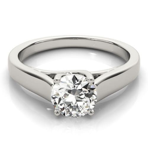 4 Prong Natural  Diamond Ring