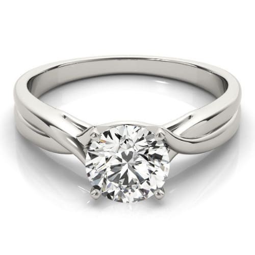 4 Prong Natural  Diamond Ring