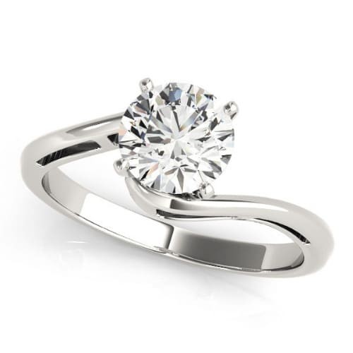 4 Prong Natural  Diamond Ring
