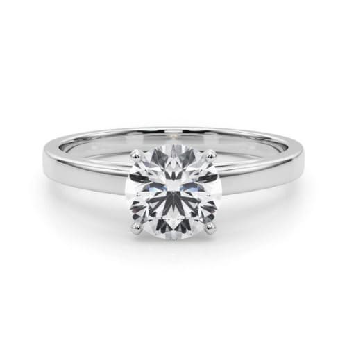 4 Prong Natural  Diamond Ring