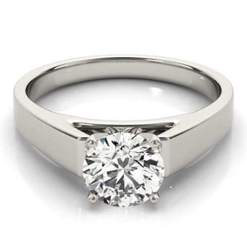4 Prong Natural  Diamond Ring