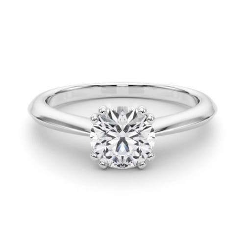 Double Prong Natural  Diamond Ring
