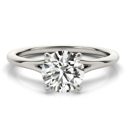 4 Prong Natural  Diamond Ring