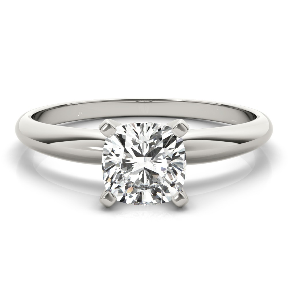 4 Prong Natural Diamond  Engagement Ring