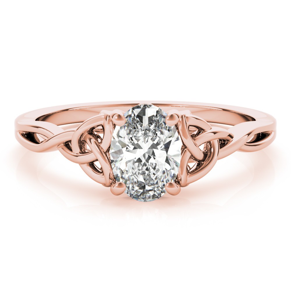 4 Prong Natural Diamond  Engagement Ring