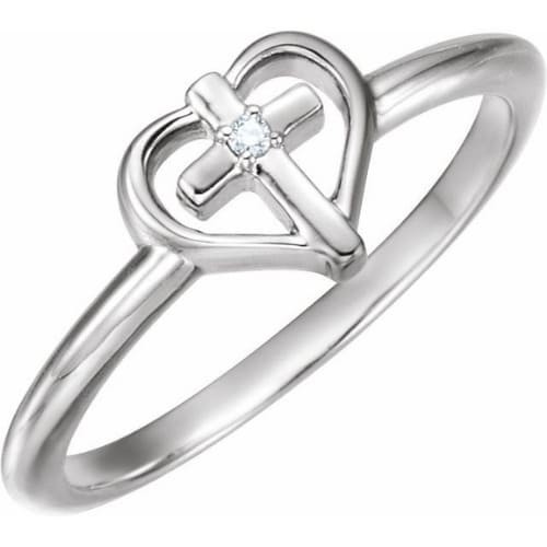 4 Prong Natural  Diamond Ring