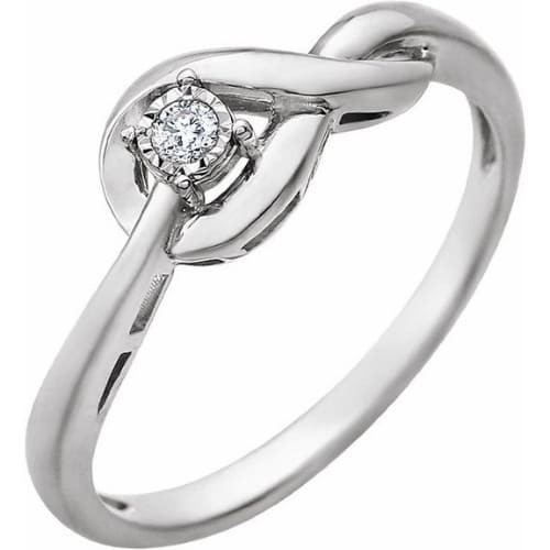 4 Prong Natural  Diamond Ring