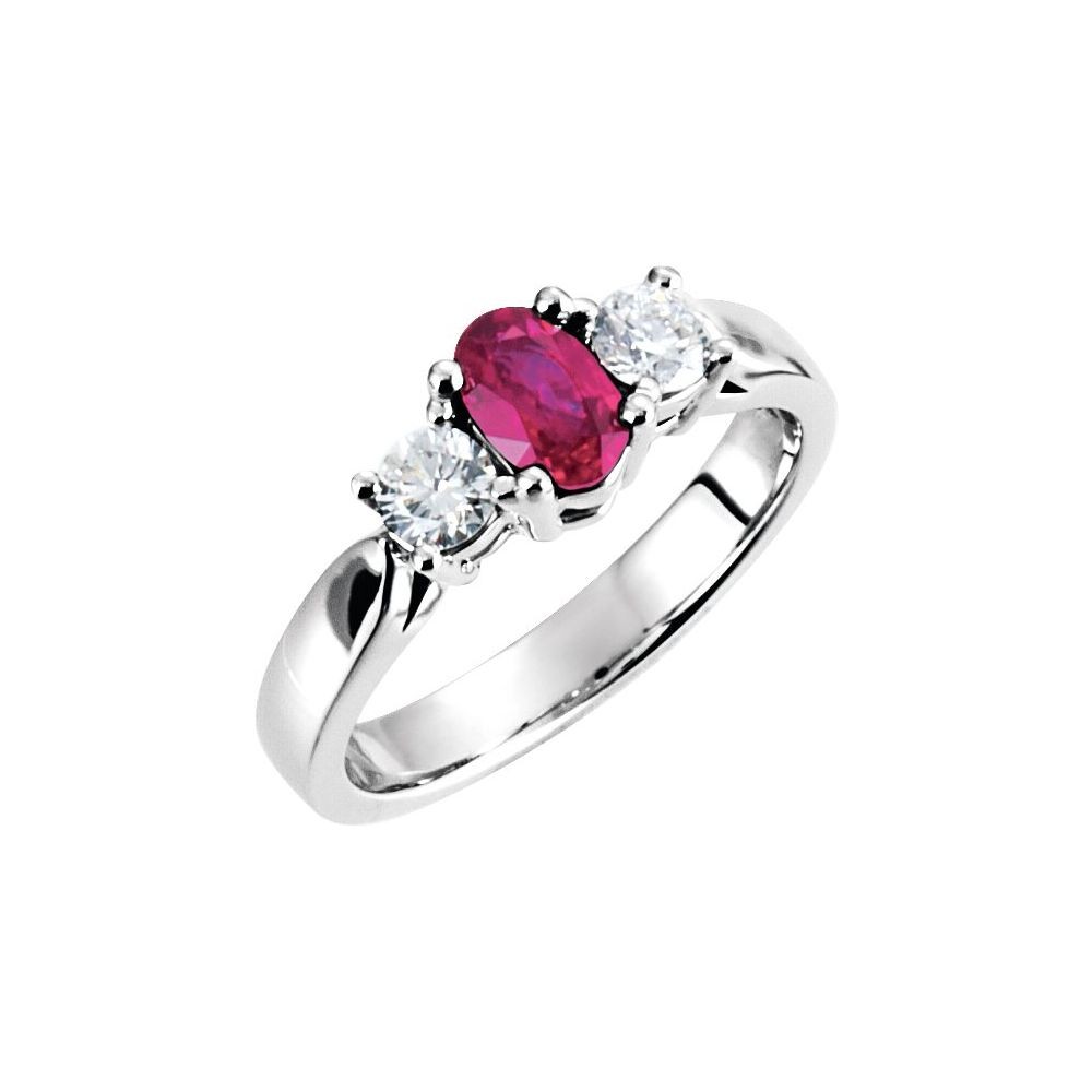 Damita Natural Ruby 4 Prong 
