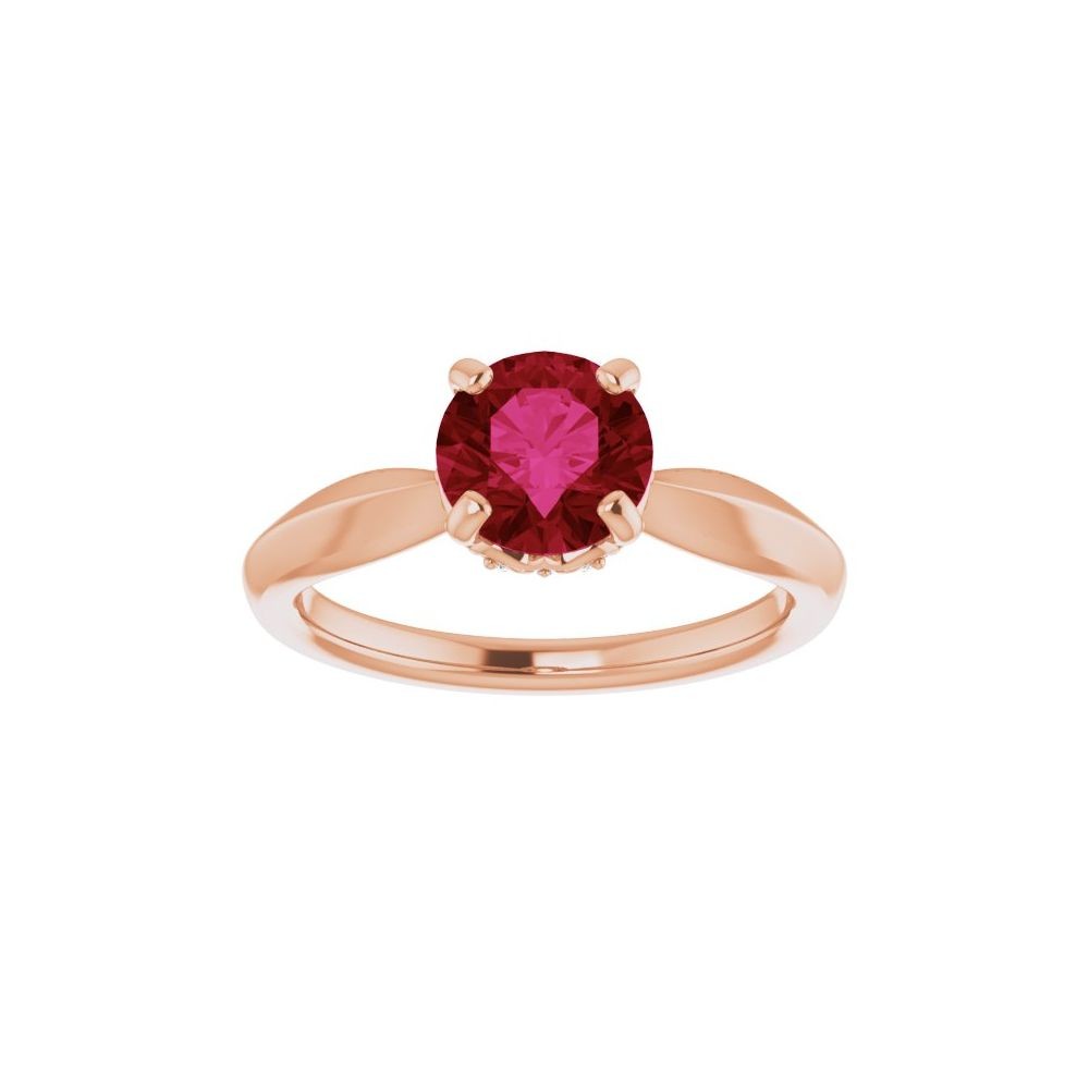 Myanna Natural Ruby 4 Prong 