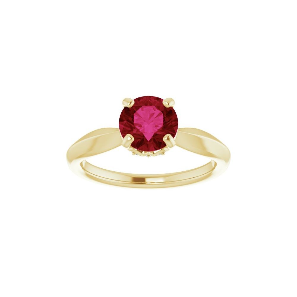 Myanna Natural Ruby 4 Prong 