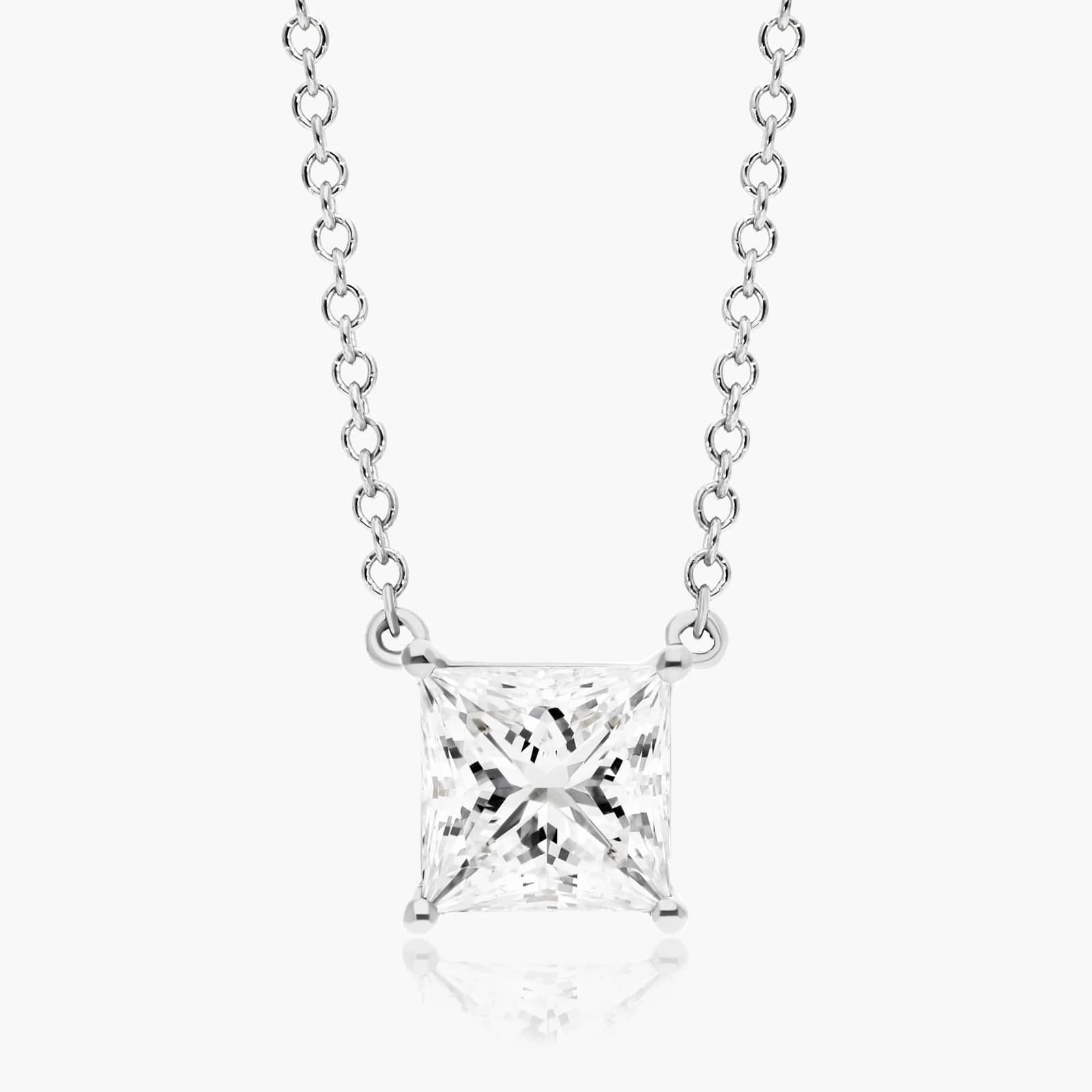 4 Prong Lab-Created Diamond  Necklace