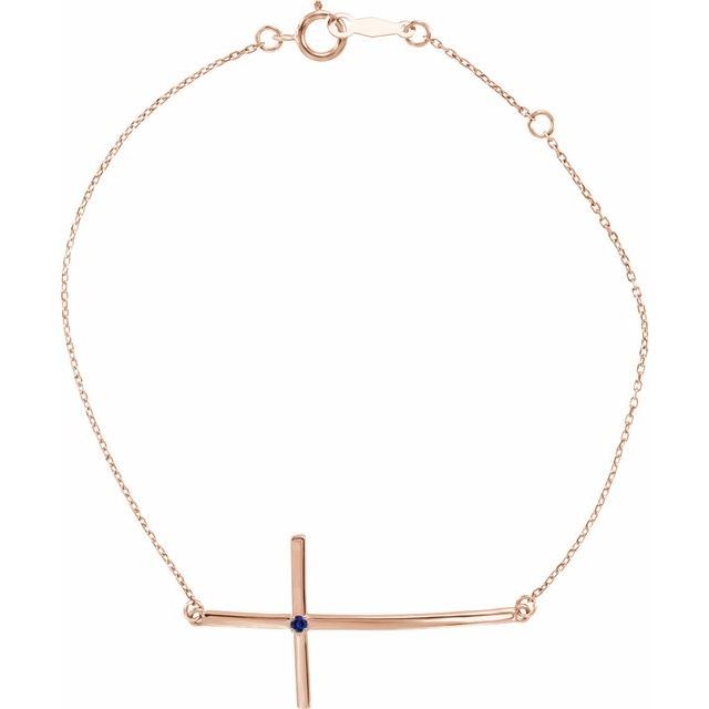 Trissa Blue Sapphire  Diamond Bracelet