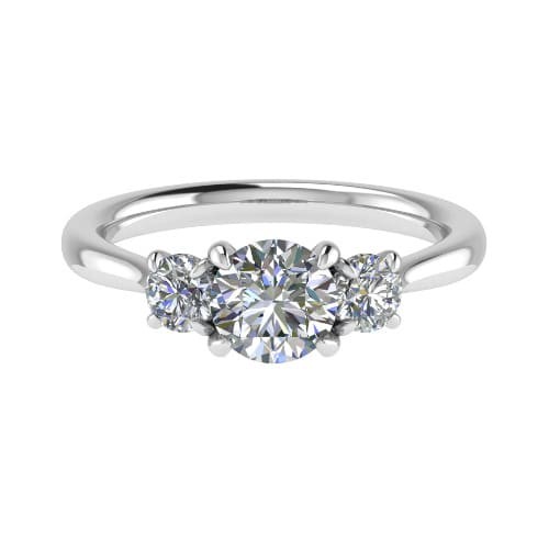 Dyan Natural Diamond 4 Prong  Engagement Ring