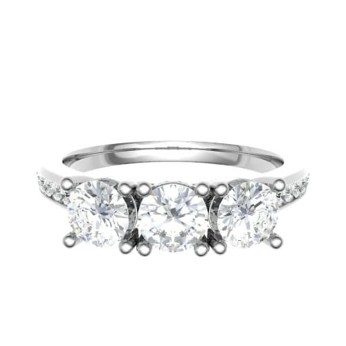 4 Prong 0.75 - 1.75 Carat Natural  Diamond Ring