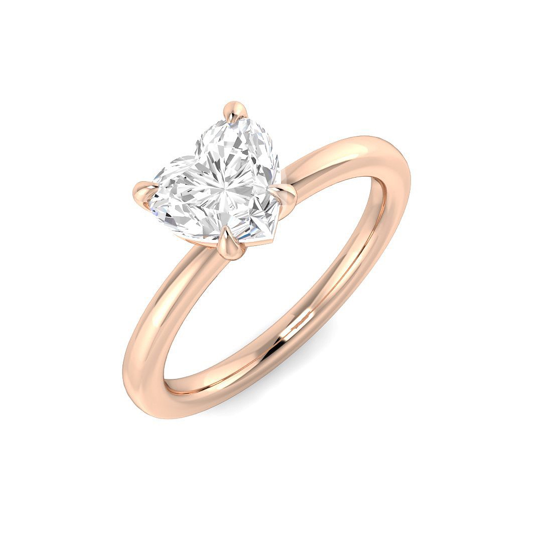 4 Prong Set Natural lalutest3 Diamond Ring