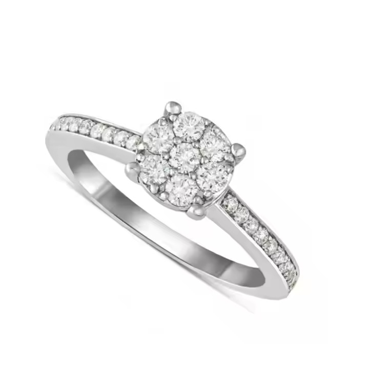 Elinor Natural Prong  Diamond Ring