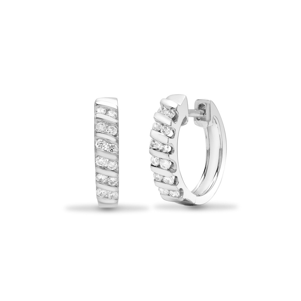 Kandace Natural Bar Set  Diamond Earrings