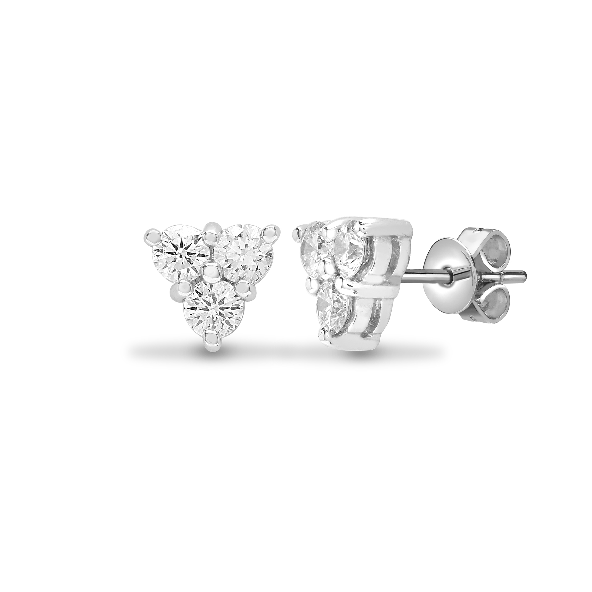 Gijs Natural Pave Set  Diamond Earrings