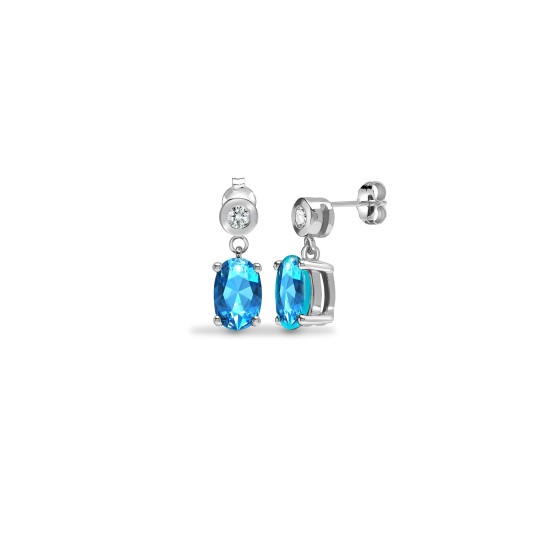 Harmonee Aquamarine 4 Prong Set 