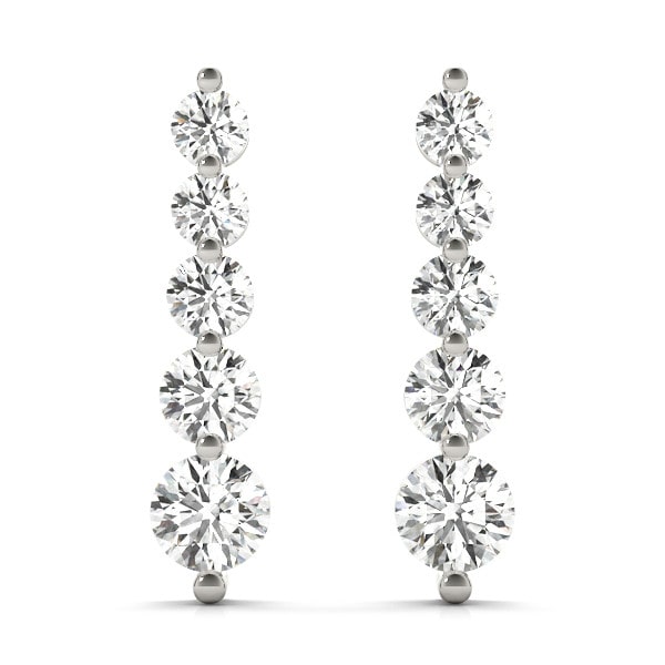 Lyneya 0.12 - 2.00 Carat Natural Prong Set  Diamond Earrings