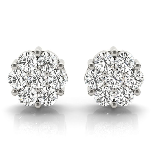 Fairamay Natural Claw Set  Diamond Earrings
