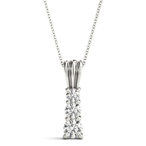 Thanet 0.25 - 1.00 Carat Natural Diamond 4 Prong  Necklace
