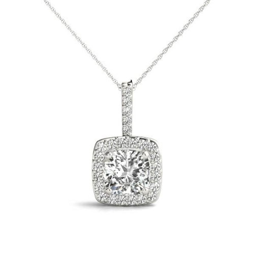 Tamora Natural Diamond 4 Prong  Necklace