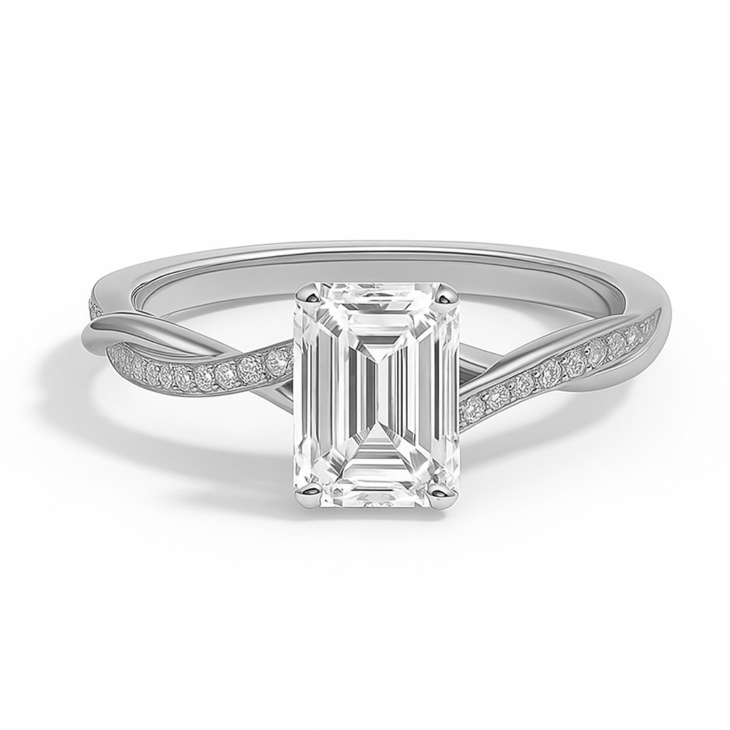 Jihya Natural 4 Prong Diamond Ring