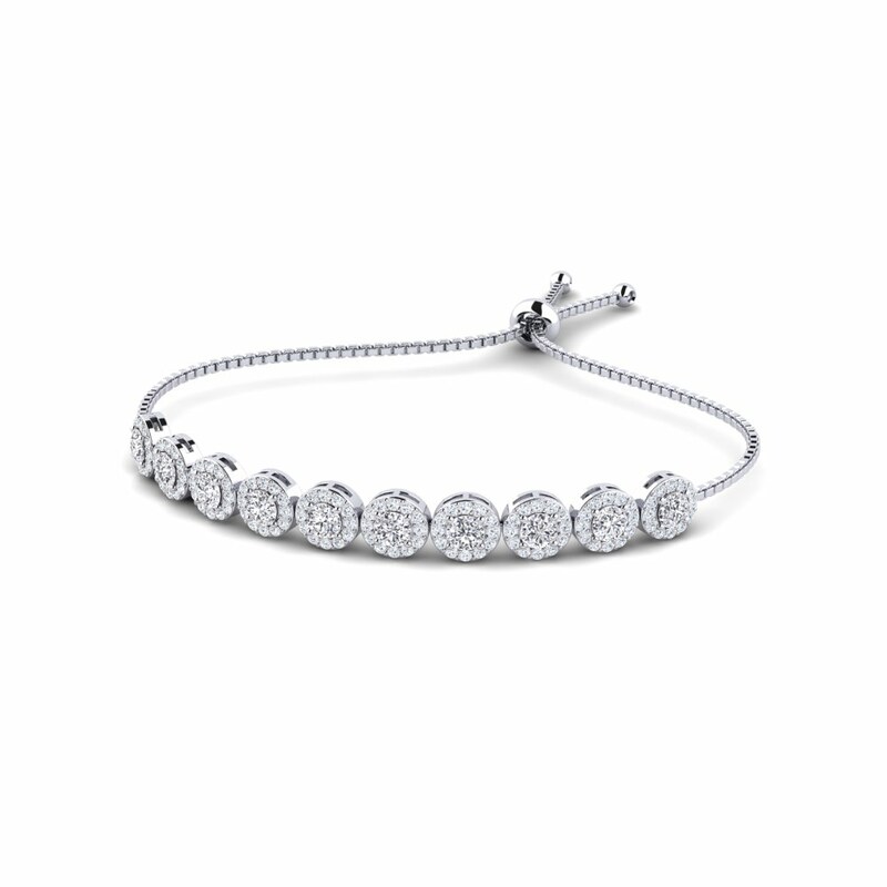 Paulie Natural 4 Prong  Diamond Bracelet