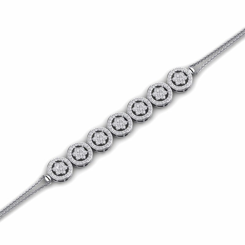 Penney Natural 4 Prong  Diamond Bracelet
