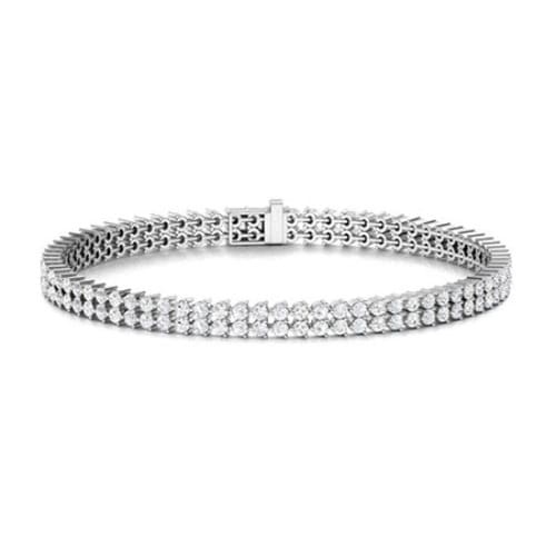 Syble Lab-Created Prong Set  Diamond Bracelet