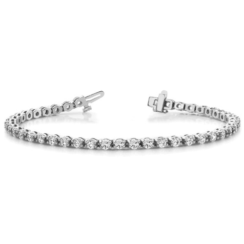 Revel Natural 4 Prong  Diamond Bracelet
