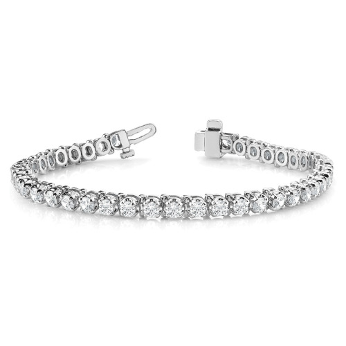 Palisha Natural 4 Prong  Diamond Bracelet