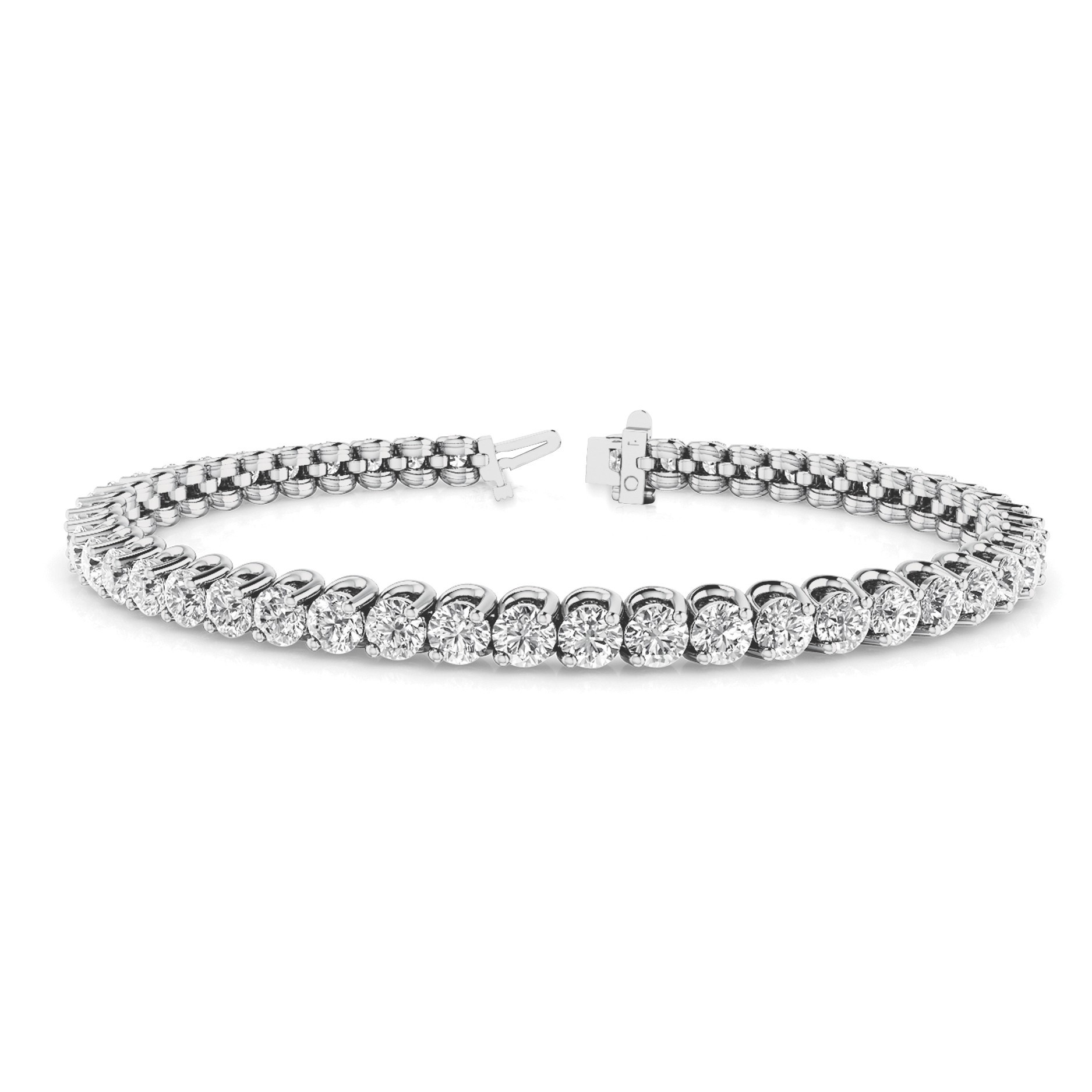 Richelle Natural 2 Prong  Diamond Bracelet
