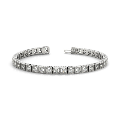 Raina Natural 4 Prong  Diamond Bracelet