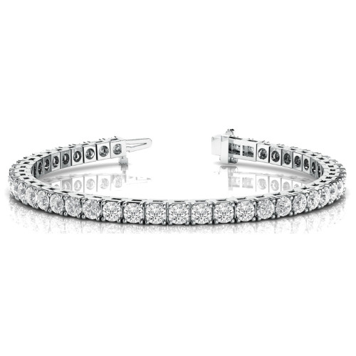 Rainey Natural 4 Prong  Diamond Bracelet