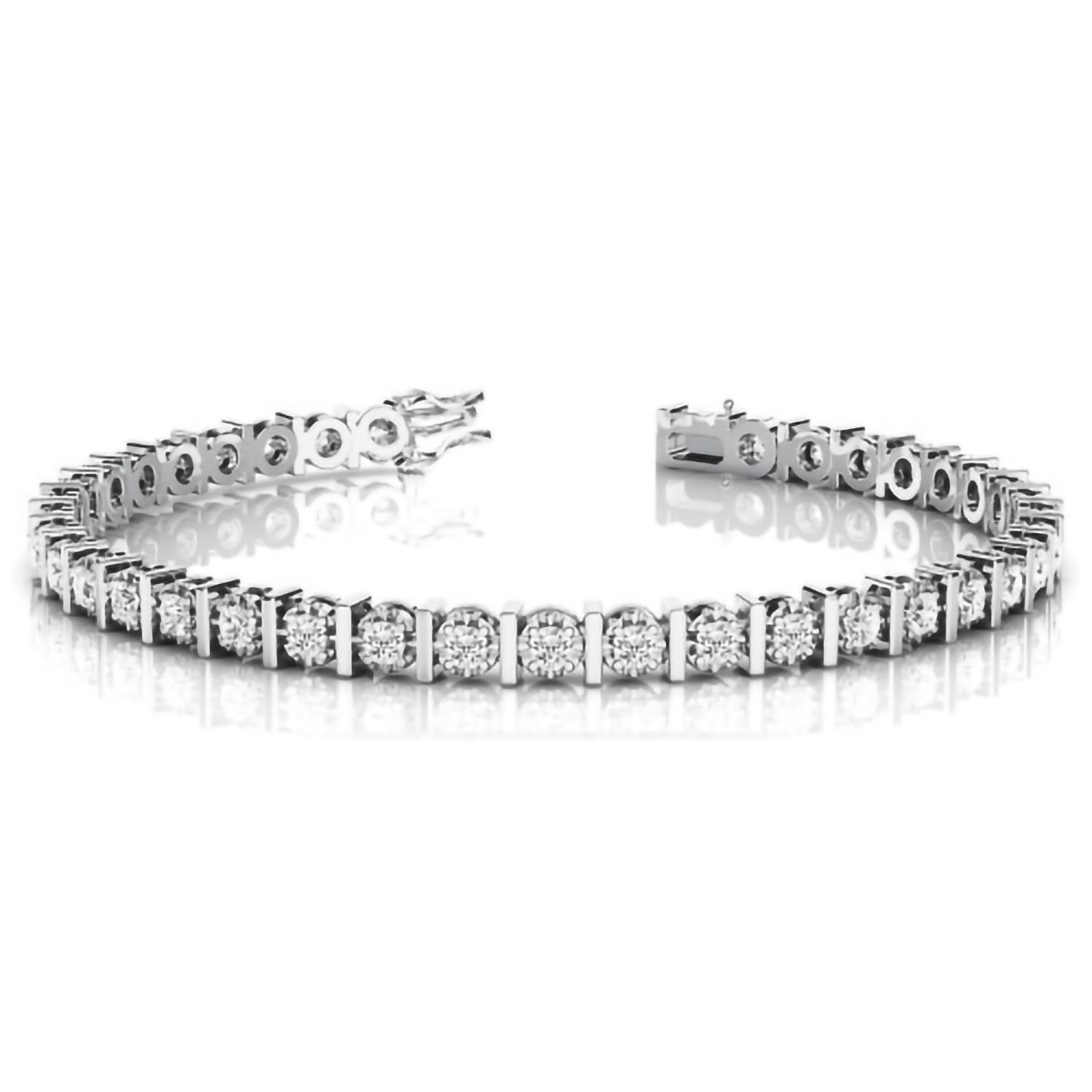 Passion Natural Bar Set  Diamond Bracelet