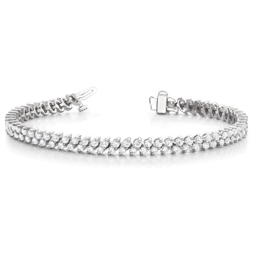 Sucga Natural Prong Set  Diamond Bracelet