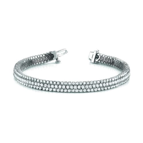 Suky Natural Prong Set  Diamond Bracelet