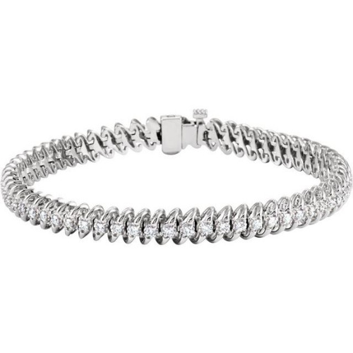 Rebeca Natural S Link  Diamond Bracelet