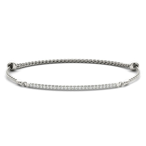 Syuzanaa Natural 4 Prong  Diamond Bracelet