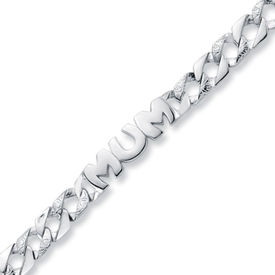 MUM Length:195,Width:9 Diamond Bracelet