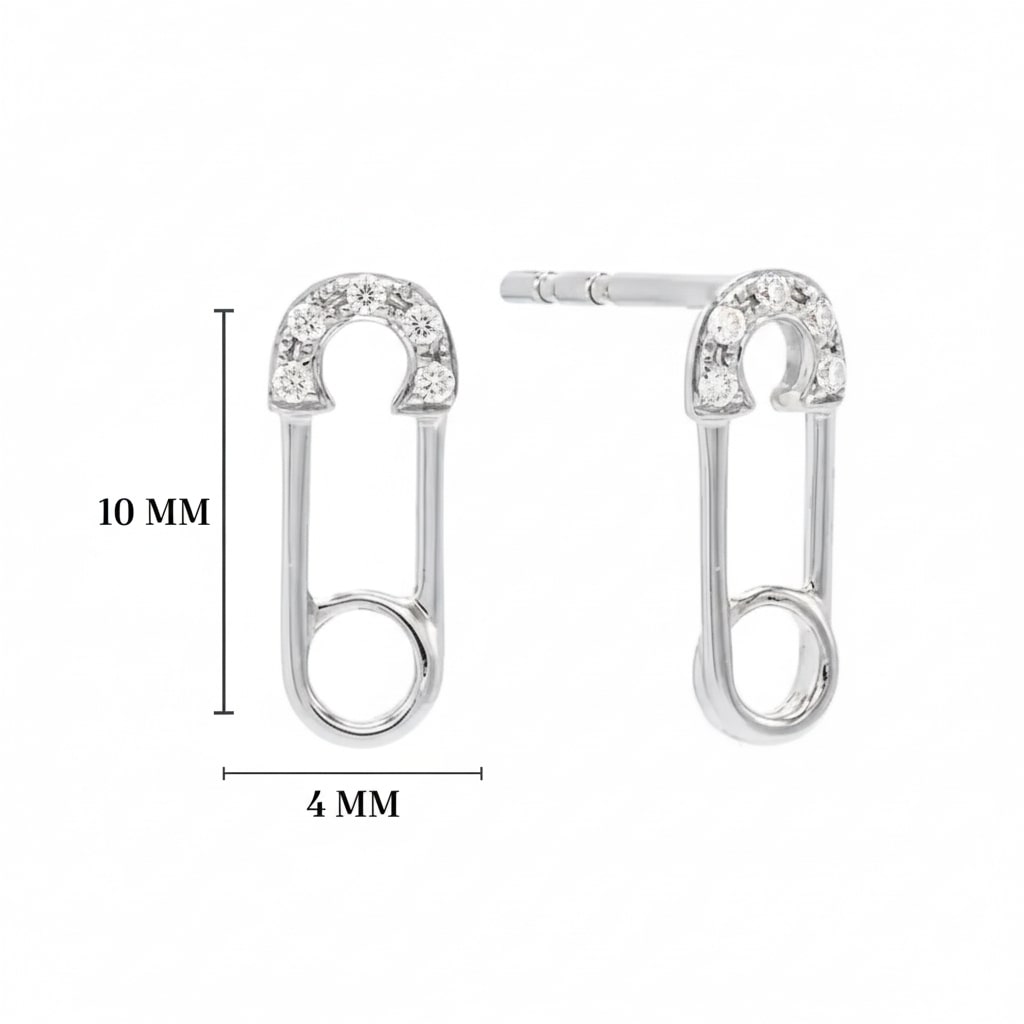 Kimberli Natural 4 Prong  Diamond Earrings