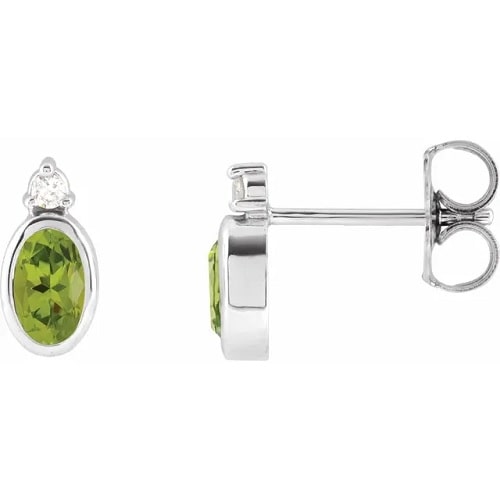Finepopla Peridot Bezel Set 